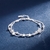 925 Sterling Silver Lindas Estrelas Pulseiras para As Mulheres Coreano Designer na internet