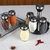 Rotating Glass Tempero Jar Set Rack, Spice Organizer, Garrafas de açúcar, sale na internet