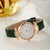 Relógio de quartzo feminino simples e versátil, conjunto de joias strass em fo