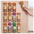 Wall-mounted Spice Bottle Holder, Plastic Adhesive Clip, Cabinet Organizer, Door