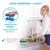 Dispenser do sabão líquido com esponja titular, prato, transportador, bomba, c - comprar online