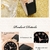 Relógio de quartzo flor preta feminino, conjunto de pulseiras delicadas, strass - Casa Xique Xique