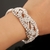 925 Prata Charme Pulseiras Para Mulheres, AAAAA Pulseira De Cristal De Zircão,