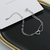 Ventfille-Prata Pulseira Coração Duplo Amor para o Sexo Feminino, Contas Ocas - comprar online