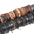 Atacado 10/20/30/50/100 pçs/lote pulseiras de couro vintage para mulheres estil