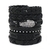 Moda pulseira viking pulseira para homens mão pulseiras tecido crânio mão jó - comprar online