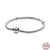 Imagem do 925 Sterling Silver Pulseira em Forma de Coração, adequado para Pandora, Bucke