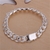 Imagem do New High-end das Mulheres Mens Fine S925 Sterling Silver Bracelet Moda Jóias Pr