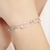 925 Sterling Silver Lindas Estrelas Pulseiras para As Mulheres Coreano Designer