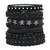 Moda pulseira viking pulseira para homens mão pulseiras tecido crânio mão jó