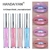 Handaiyan 6 cores gloss labial longlasting glitter vermelho batom nude líquido - Casa Xique Xique