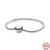 925 Sterling Silver Pulseira em Forma de Coração, adequado para Pandora, Bucke - Casa Xique Xique
