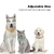 Silicone Anti-Lost Pet Collar, Posicionamento ajustável Collar, Apple Airtag, C - comprar online
