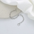 Ventfille-Prata Pulseira Coração Duplo Amor para o Sexo Feminino, Contas Ocas - Casa Xique Xique
