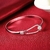 Hot New 925 Sterling Silver Pulseiras para As Mulheres Belas Elegante Flor Bangl