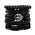 Moda pulseira viking pulseira para homens mão pulseiras tecido crânio mão jó
