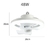 Xiaomi-Ventilador de teto LED com controle remoto, rotação de 360 °, resfriam - comprar online