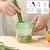 Cortador de vegetais elétrico multifuncional, Food Slicer, Mud Masher, Garlic C - comprar online