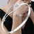 Hot New 925 Sterling Silver Pulseiras para As Mulheres Belas Elegante Flor Bangl na internet