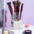 Pincéis de maquiagem para mulheres, sombra de olho, base, cosmético, pó, blus