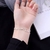 Imagem do 925 Sterling Silver Lindas Estrelas Pulseiras para As Mulheres Coreano Designer