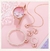 Relógio de quartzo feminino com mostrador rosa borboleta, relógio feminino, re