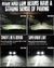 Imagem do Lâmpada de nevoeiro do farol do carro LED, 360 Canbus, 9012, HIR2, H7, H1, H3,