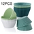 Imagem do Forma Redonda Muffin Cupcake Cozimento Moldes 12pcs/24pcs Silicone