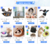 Portable Folding respirável Mesh Pet Fence, Pet Barreira Cercas, Dog Gate Separ - comprar online