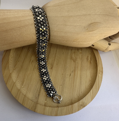 Pulseira prata de Bali 19cm Ref 11816