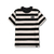 Camiseta Listrada (Preto/Bege)