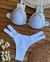 Conjunto Cortinão Bordado 2 Tiras Branco - comprar online