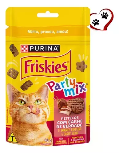 FRISKIES PARTY MIX CARNE 40G