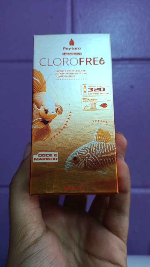 CLORO FREe ÁGUA DOCE MARINHO 20ml