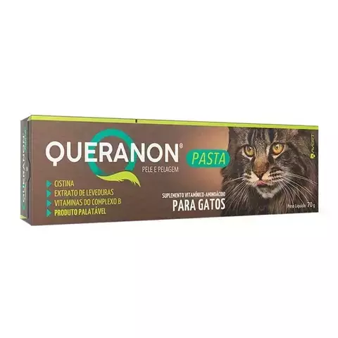 QUERANON PASTA SUPLEMENTO VITAMÍNICO-AMINOÁCIDO PARA GATOS 70GR