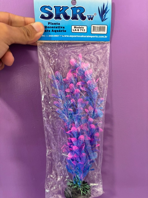 PLANTA DECORATIVAS PARA AQUÁRIO 17CM MODELO LX-S 713