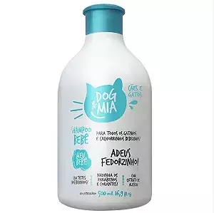SHAMPOO BEBÊ DOG & MIA CÃES E GATOS 500ML