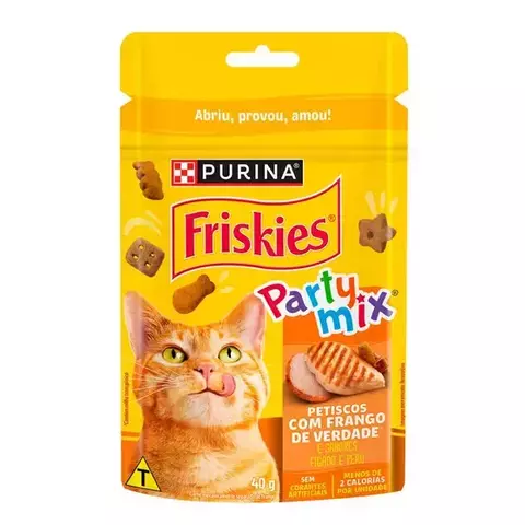 FRISKIES PARTY MIX FRANGO 40G