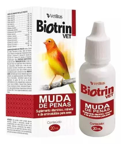 BIOTRIN VET MUDA DE PENAS 20ML