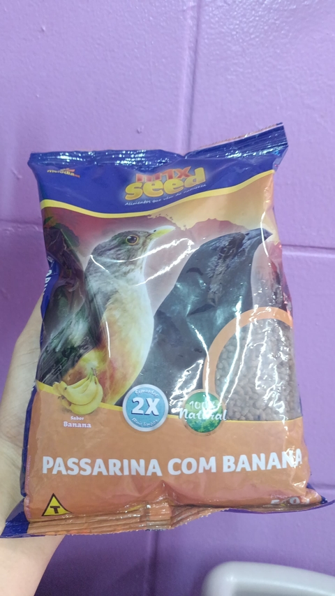 MIX SEED PASSARINA COM BANANA 500GR