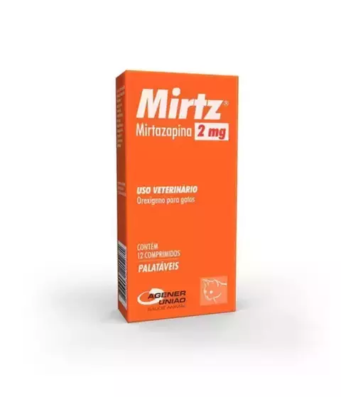 MIRTZ 2 MG CAIXA COM 12 COMPRIMIDOS