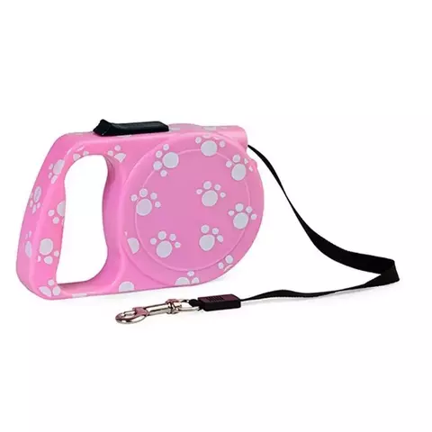 GUIA RETRATIL PATINHA 3M/10KG SAVANA - ROSA