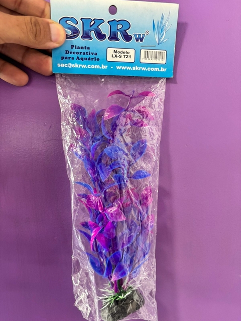 PLANTA DECORATIVAS PARA AQUÁRIO 17CM MODELO LX-S 721