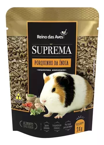 SUPREMA PORQUINHO DA ÍNDIA REINO DAS AVES 1KG