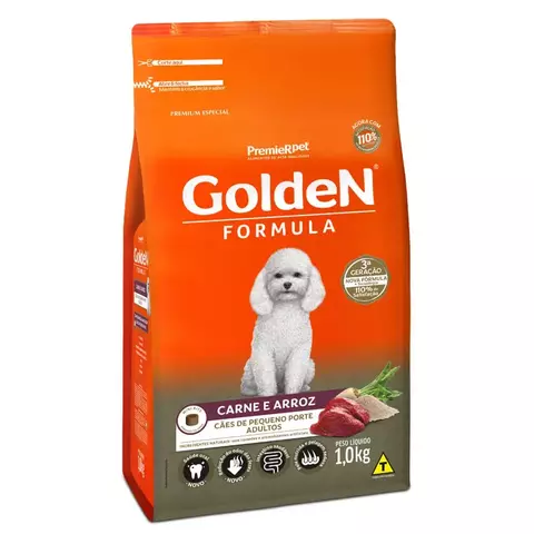 GOLDEN FORMULA CAES ADULTOS CARNE MINI BITS 1 KG