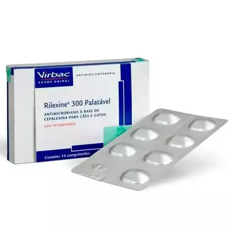 RILEXINE 300MG C/14 COMPRIMIDOS VIRBAC