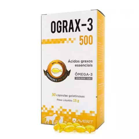 OGRAX-3 500 COM 30 CÁPSULAS
