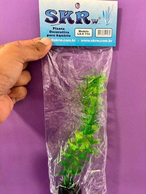 PLANTA DECORATIVAS PARA AQUÁRIO 17CM MODELO LX-S 714