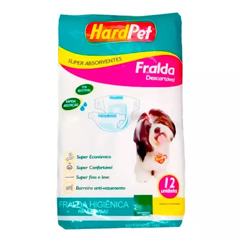 FRALDA FEMININA G HARD PET COM 12 U