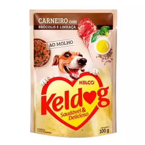 SACHÊ KELDOG CARNEIRO,BROCOLIS E LINHAÇA 100G